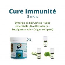 Cure de spiruline et d'huiles essentielles pour renforcer le système immunitaire